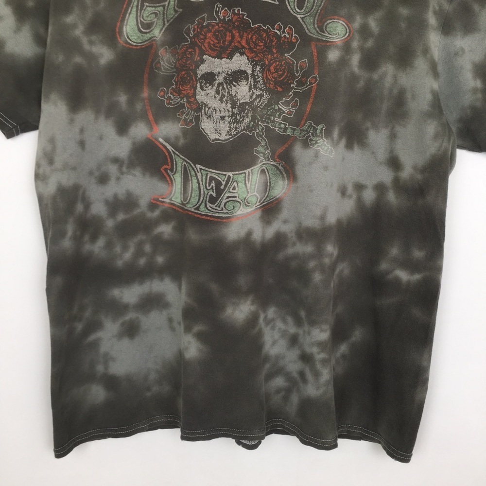 Junk Food Grateful Dead Retro Tour Tee T-Shirt Distressed Fade Gray Women’s Sz M - Picture 3 of 9